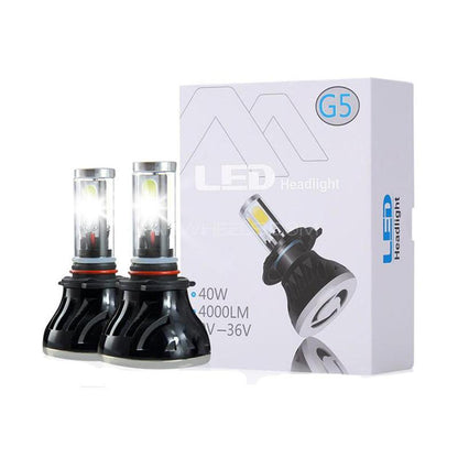 G5 Led Head Light Bulb H4 2Pc Pair