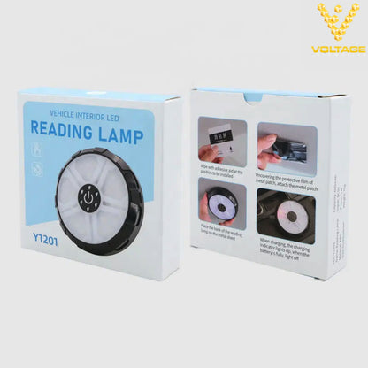 Car Interior Reading Lamp Magnetic Car Ceiling Light Reading LED Gadgets Portable Rechargeable