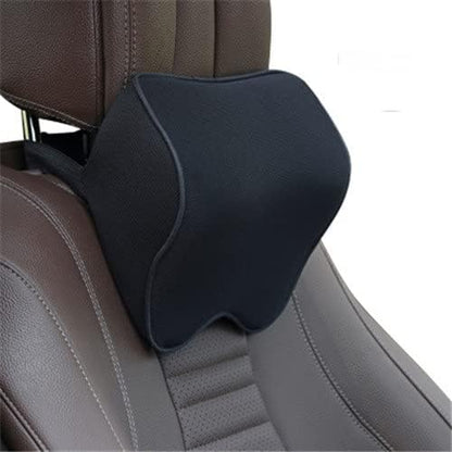 Car Back Neck Cushion Comfortable Pillow Auto Accessories black