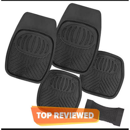 Slae 5Pcs Car Floor Matts For All Cars Pvc Rubber Material Universal Floor Mats