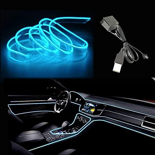 Car Dashboard Neon Light 2 Meter Ice Blue