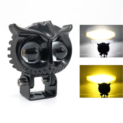 OWL Style LED Long Range super Quality LED Lights dual color White And Yellow