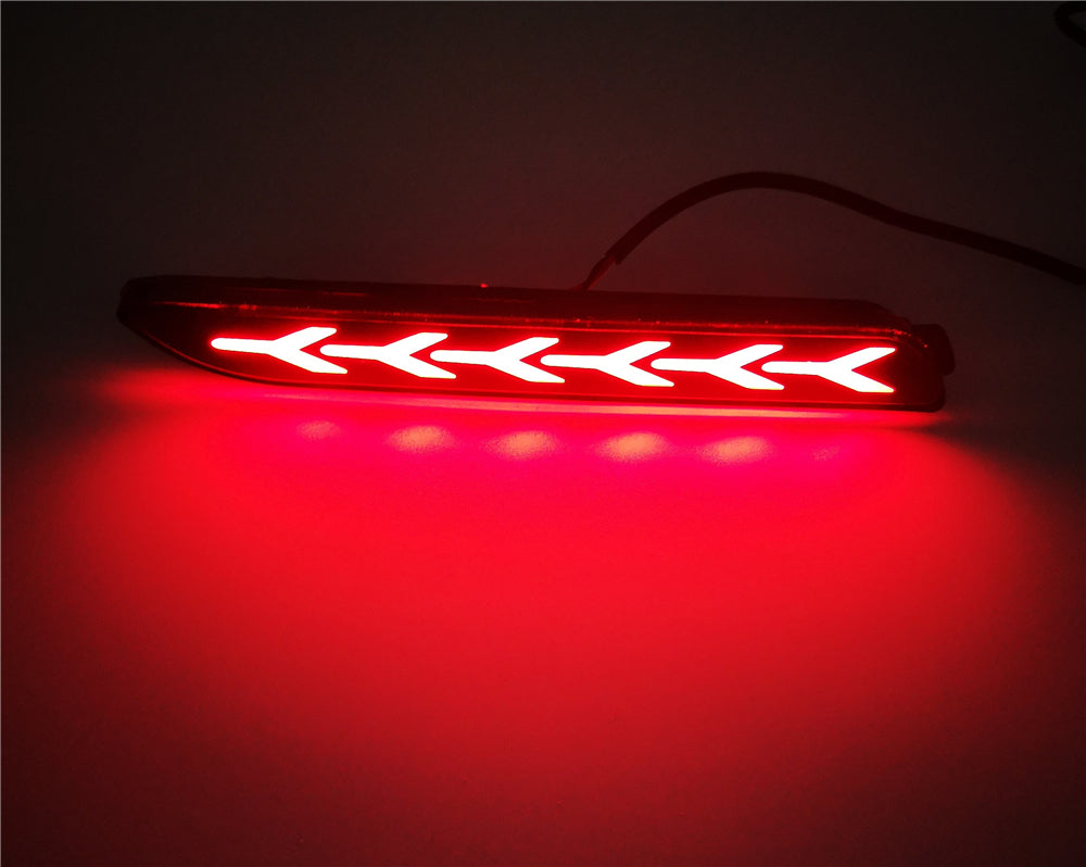 Led Car Rear Bumper Reflector Tail Brake Light Bar For Toyota Camry 06-14