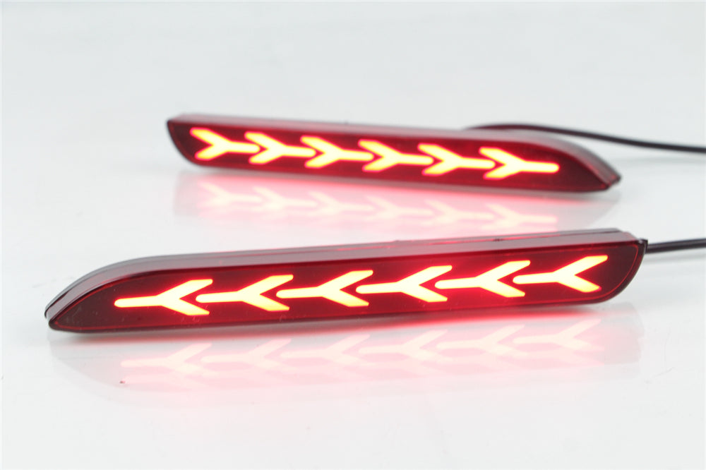 Led Car Rear Bumper Reflector Tail Brake Light Bar For Toyota Camry 06-14