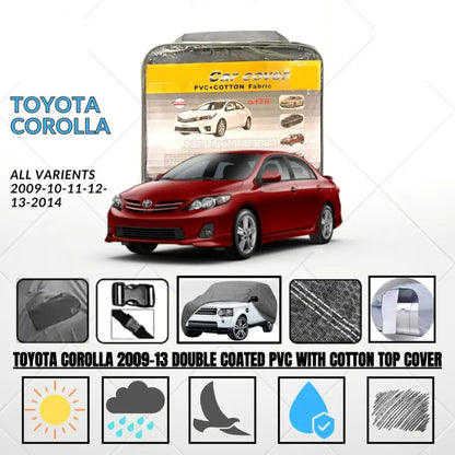 TOYOTA COROLLA 2009-2013 TOP COVER WATER PROOF SCRATCH PROOF AND DUST PROOF