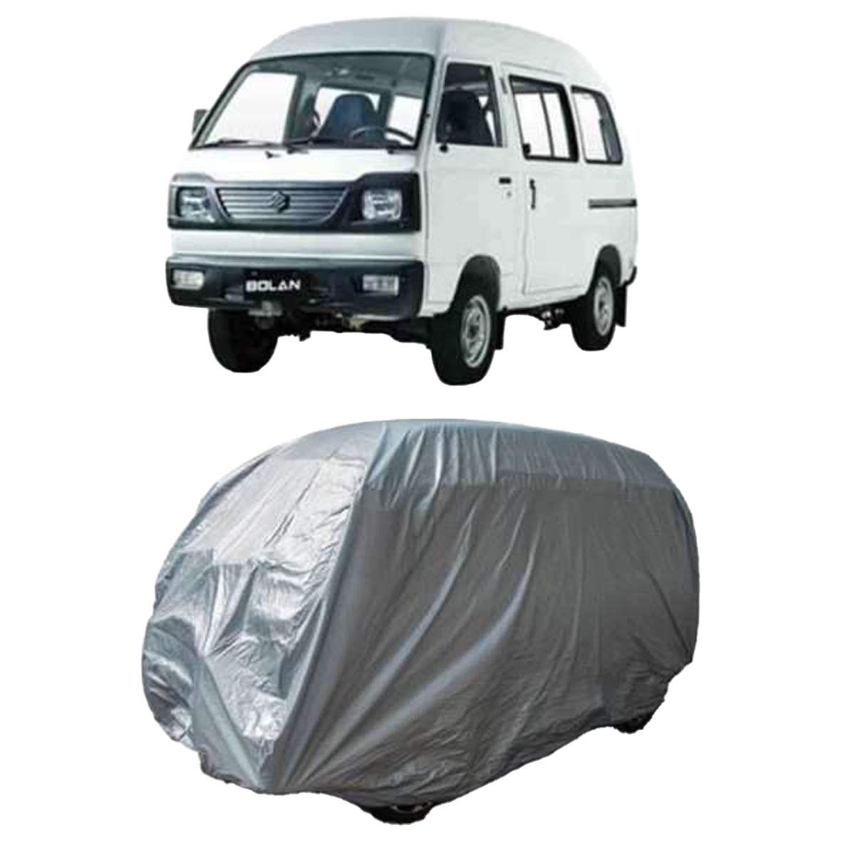 SUZUKI BOLAN PARACHUTE TOP COVER / BODY COVER,WATER AND DUST PROTECTION SILVER COVER