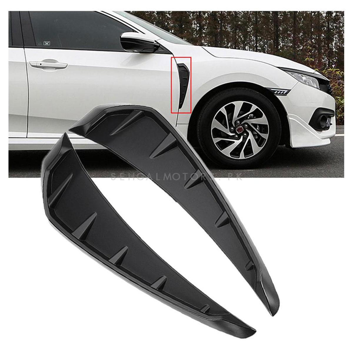 Honda Civic Side Fender Vents Air Flow 2017-2021