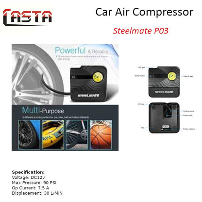 Car Air Compressor Steel Mate P03