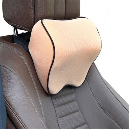 Car Back Neck Cushion Comfortable Pillow Auto Accessories black