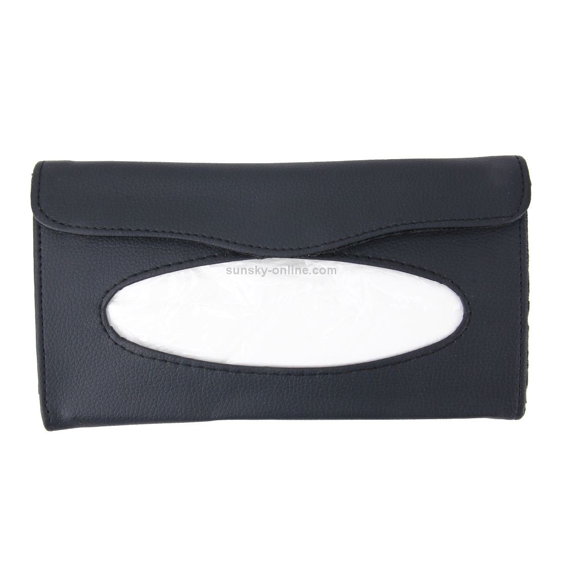 Leather Car Sun Visor Tissue Paper Holder Dispenser Box