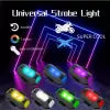 LED Flasher Light (7 Colors) Aircraft Strobe LED Lights For Auto Car Drone Bicycle Bike Helmet and Universal