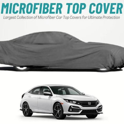 Microfiber car top cover dust and heat proof water repellent