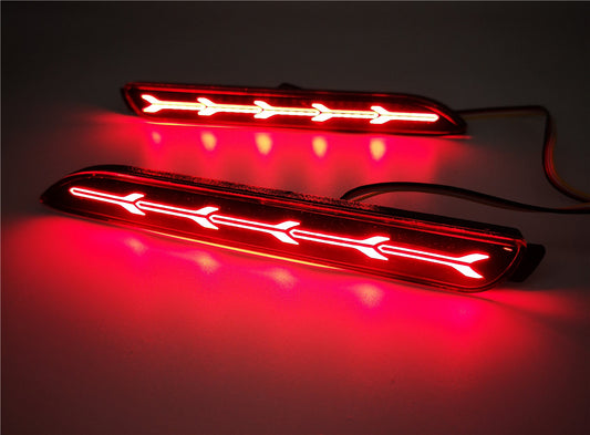 Led Car Rear Bumper Reflector Tail Brake Light Bar For Toyota Camry 06-14