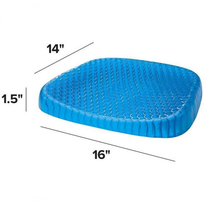 Egg Sitter Absorb Pressure Support Back Pain Relief Breathable Cooling for Car and Office Comfortable Cushion Seat Gel Non-Slip