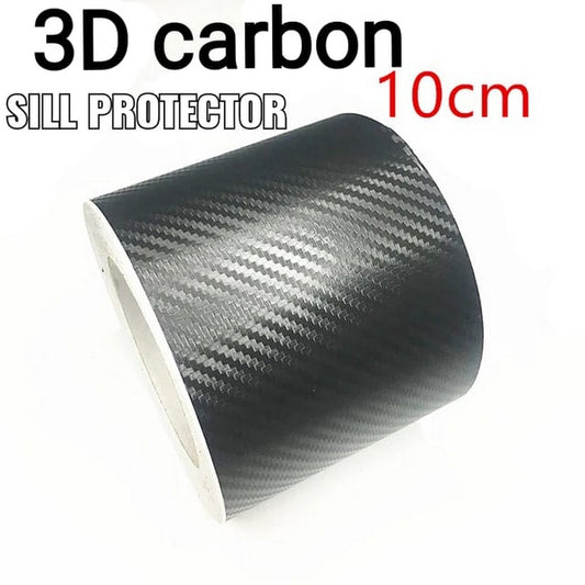 10cm X 120CM 3D Black carbon Fiber Film Vinyl Sticker Car Body