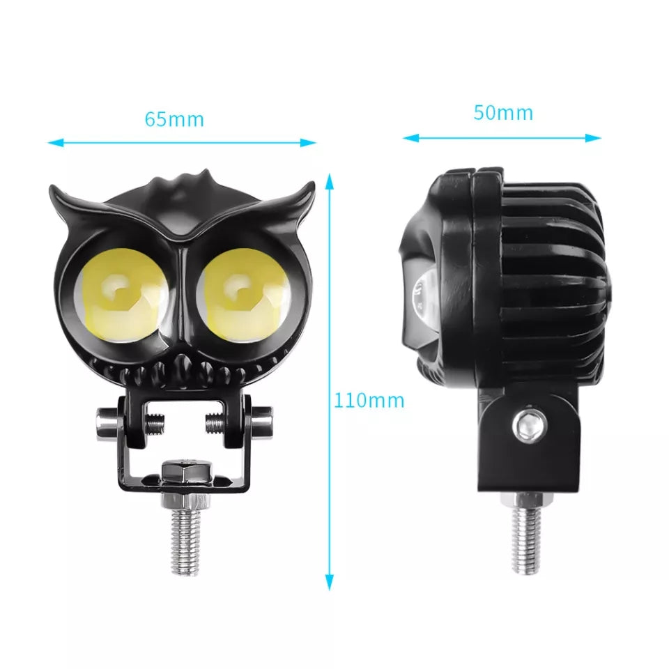 OWL Style LED Long Range super Quality LED Lights dual color White And Yellow