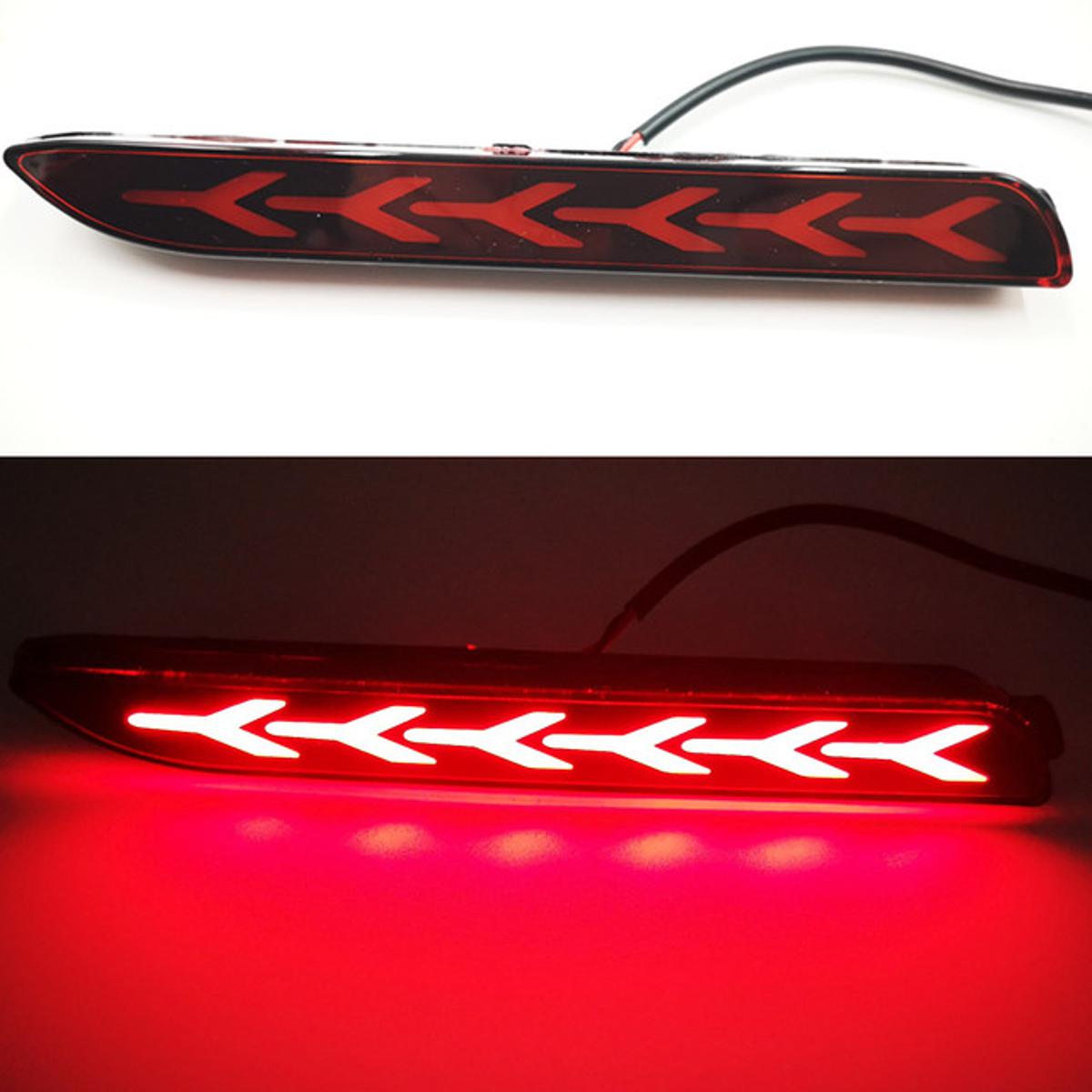 Led Car Rear Bumper Reflector Tail Brake Light Bar For Toyota Camry 06-14