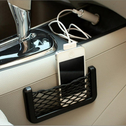 Car String Mobile Holder Net Bag Holder universal for all cars