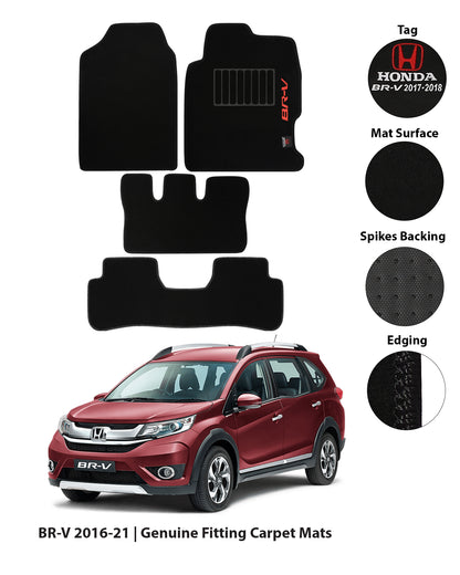 HONDA BRV 2016-2021 CARPET CAR FLOOR MAT | GENUINE FITTING HIGH QUALITY