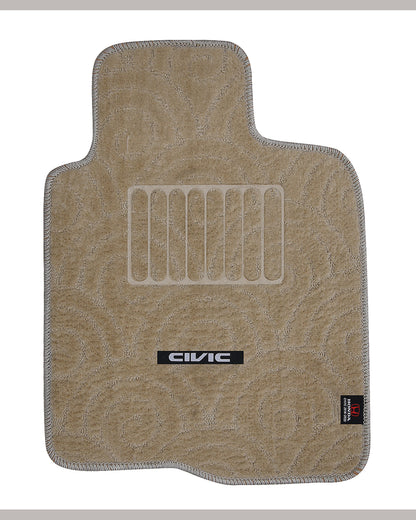 HONDA CIVIC CARPET CAR FLOOR MAT | GENUINE FITTING HIGH QUALITY DIAMOND CARPET SERIES CAR FLOOR MATS