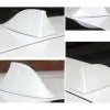 Car Shrk Fin Antenna Roof Top Mount - Universal White Color