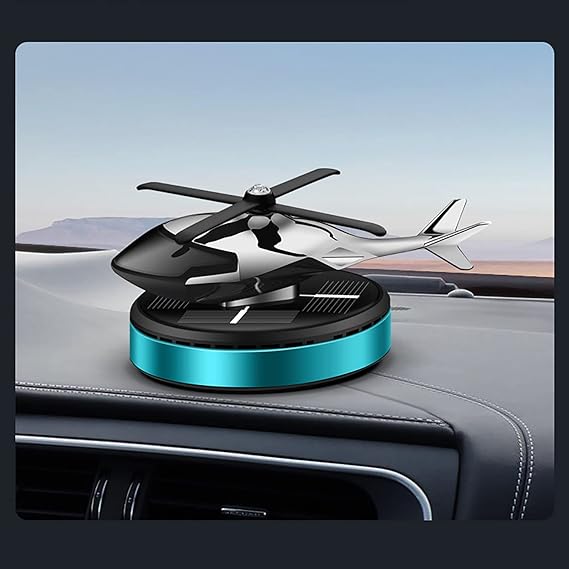 New Shape Car Dashboard Solar Helicopter Perfume