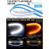 Universal FLexible Headlights DRL With Running Indicator For Car - 2pcs