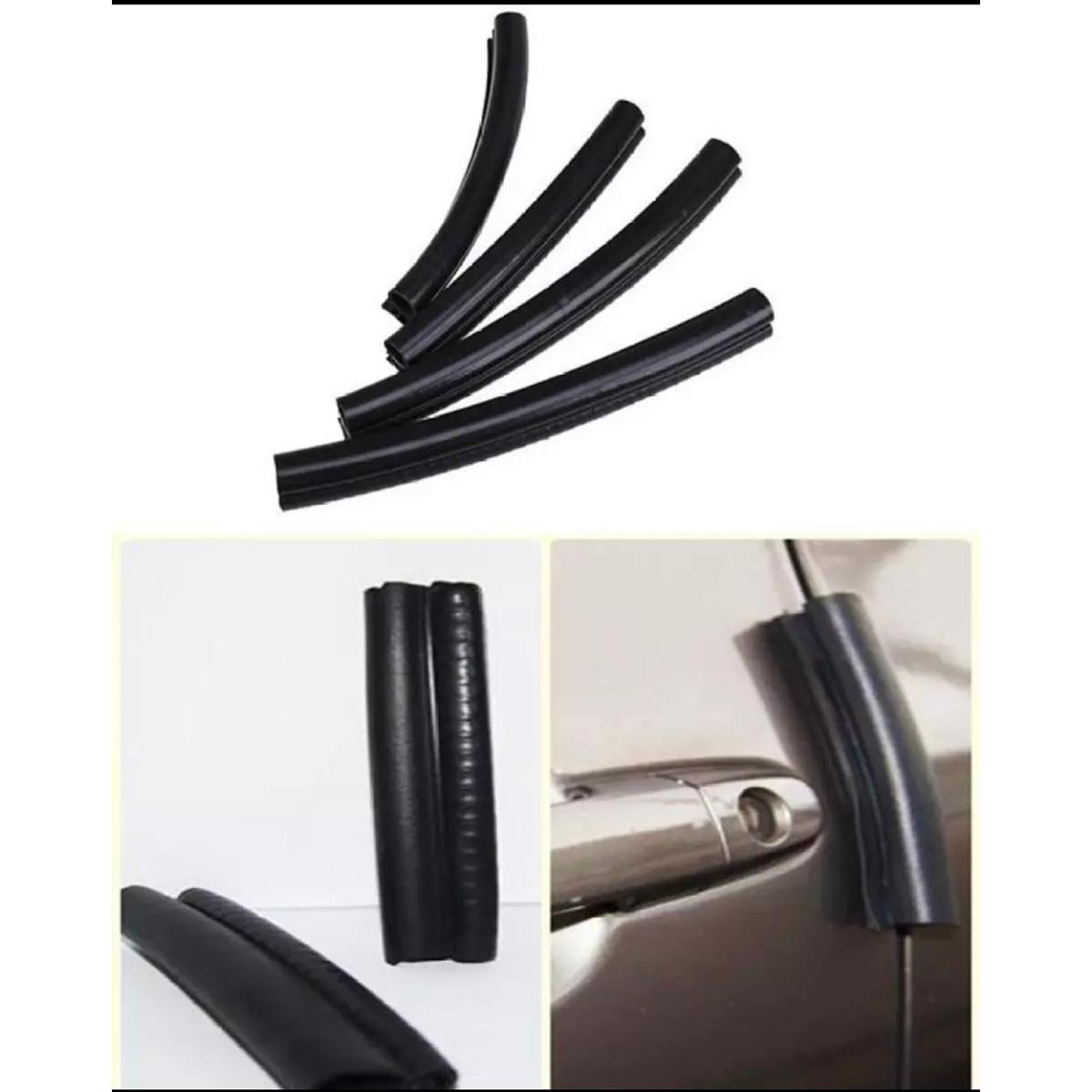 Car Door Guards Rubber Door protector 4pcs -Black