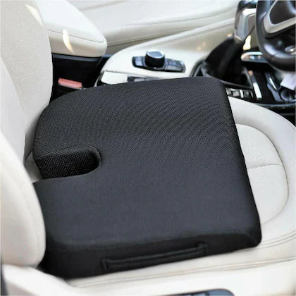 Foam Orthopedic Wedge Car Seat Cushion, Non-Slip Coccyx Pad, Pain Relief - for Car and Office