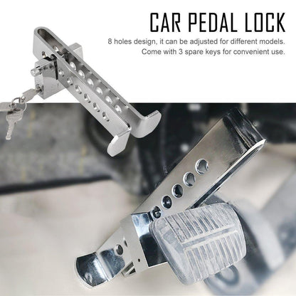 Car Pedal Lock Brake And Clutch Security Lock Anti Theft For All Cars